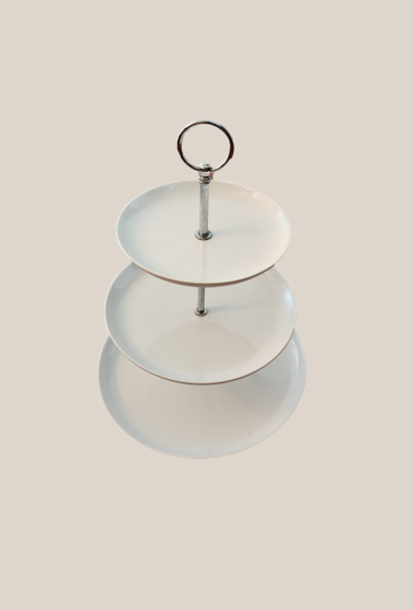Cake stand - 3 tier white